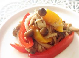 エッセンシア酵素ドリンクきのこのマリネ