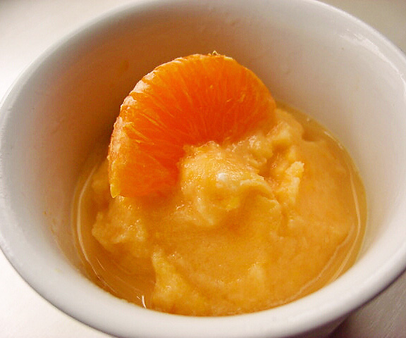 エッセンシア酵素ドリンクレシピ-柑橘とヨーグルトのソルベ
